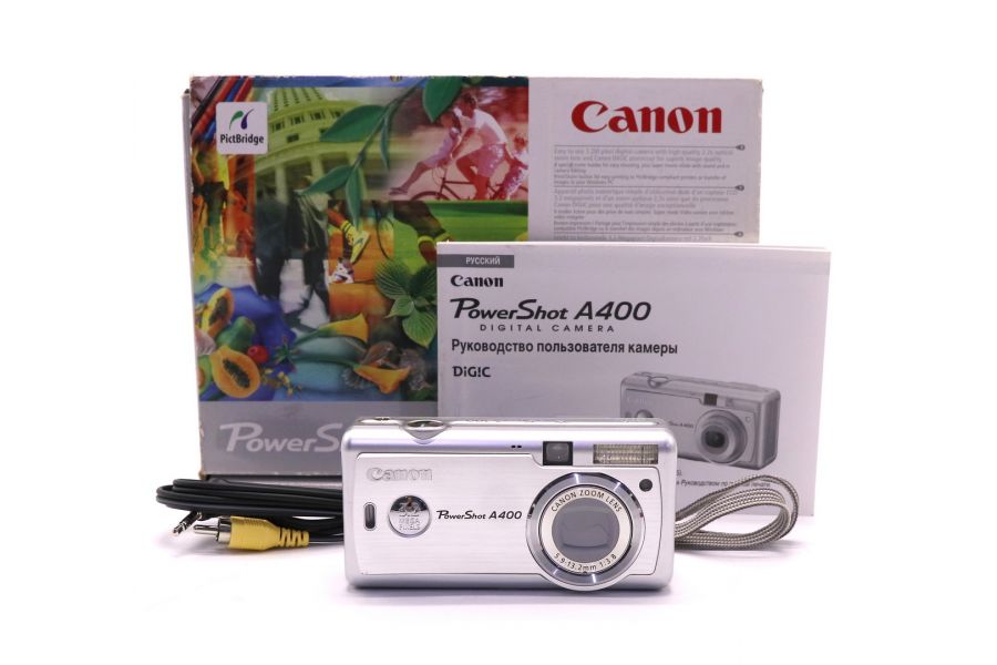 Canon PowerShot A400 в упаковке