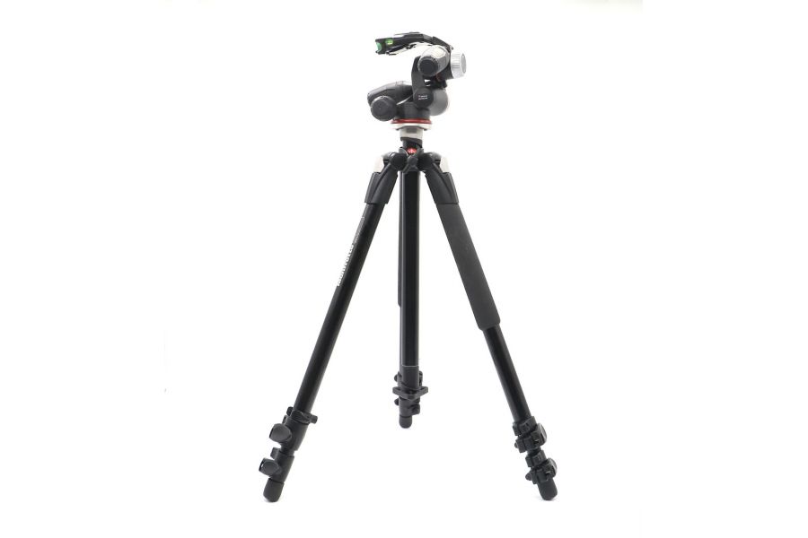 Штатив Manfrotto 190XB + штативная головка Manfrotto MHXPRO-3W