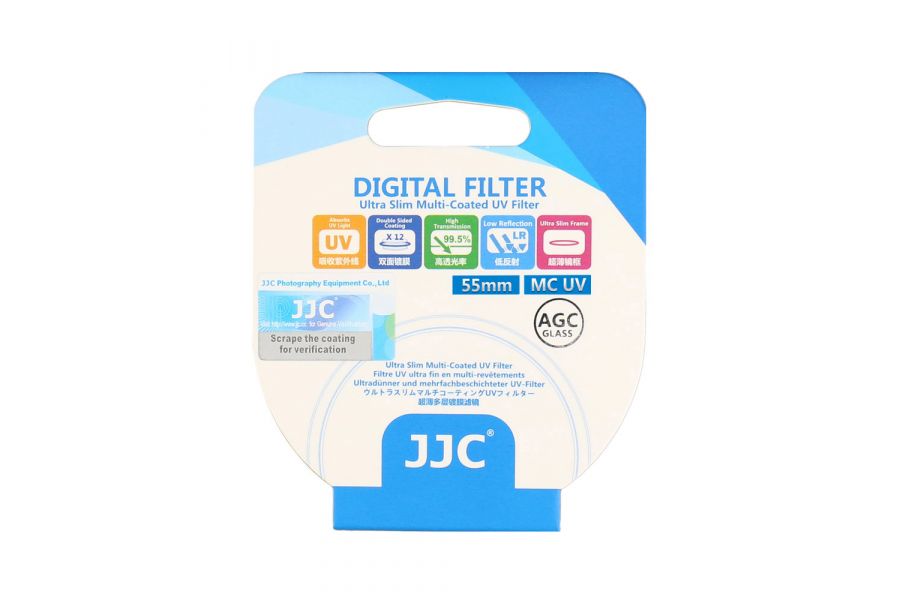 Светофильтр JJC Ultra-Slim MC-UV 55mm