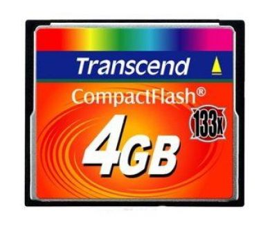 Купить Флеш карта Compact Flash Transcend 4GB 133x Флеш карта Compact Flash Transcend 4GB 133x