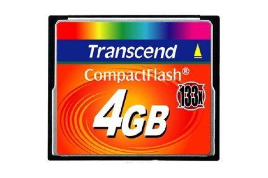 Флеш карта Compact Flash Transcend 4GB 133x
