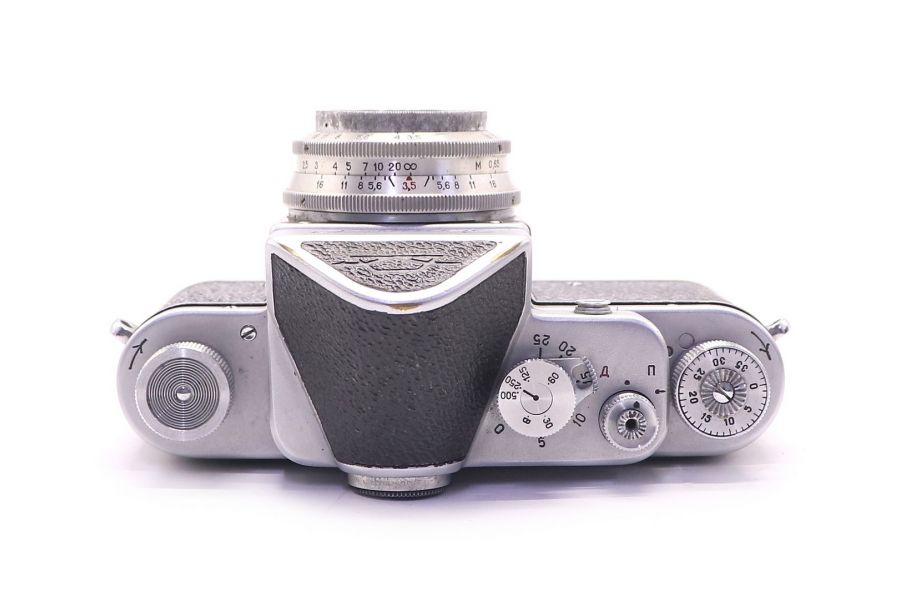 Зенит С + Индустар-50 советский фотоаппарат (СССР)