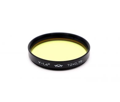 Светофильтр Ж-1,4x 72х0,75