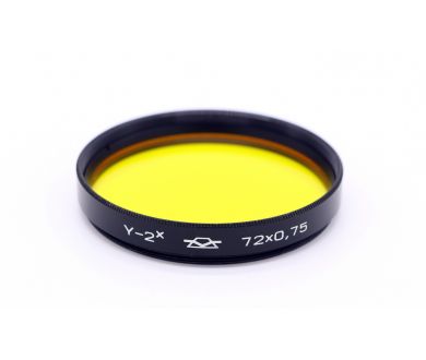 Светофильтр Ж-2x 72x0,75
