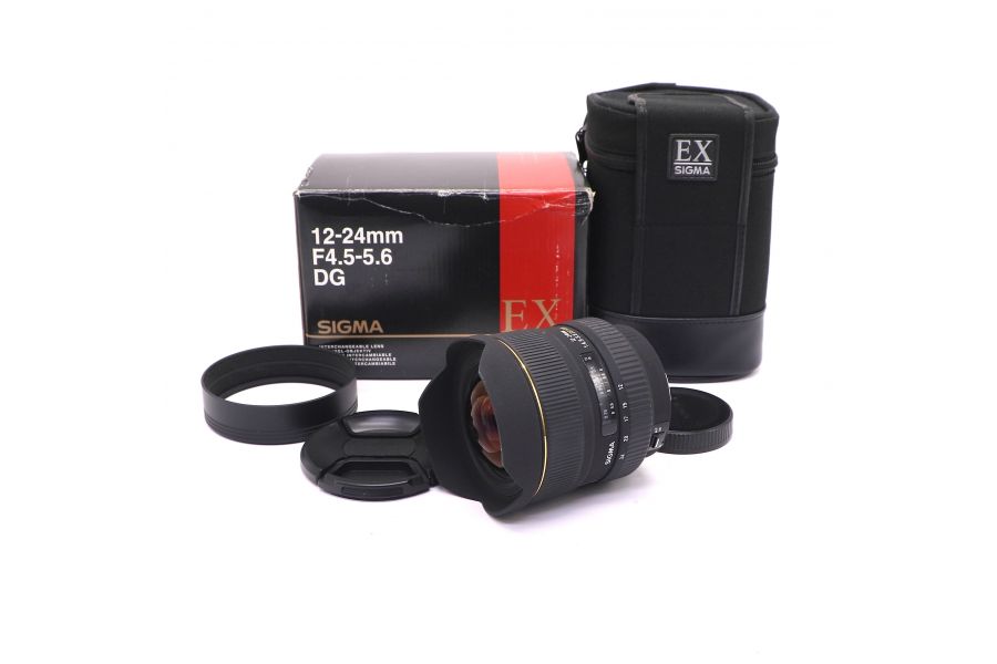 Sigma AF 12-24mm F4.5-5.6 EX DG HSM Canon EF в упаковке