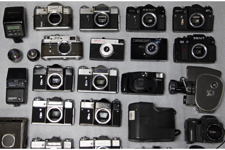 Фотоаппараты и прочие фототовары (29 штук) Комплект №7