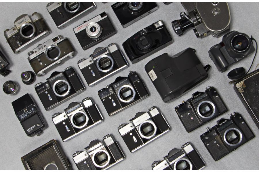 Фотоаппараты и прочие фототовары (29 штук) Комплект №7