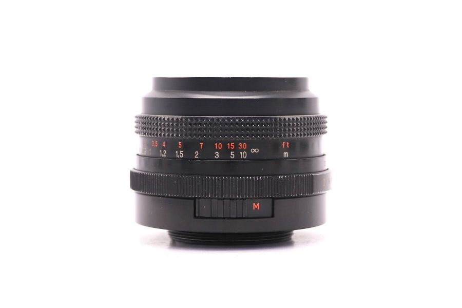 Объектив Tessar 2.8/50 Carl Zeiss Jena DDR black 