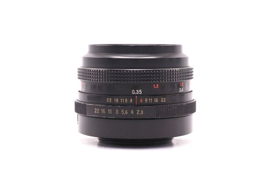 Объектив Tessar 2.8/50 Carl Zeiss Jena DDR black 