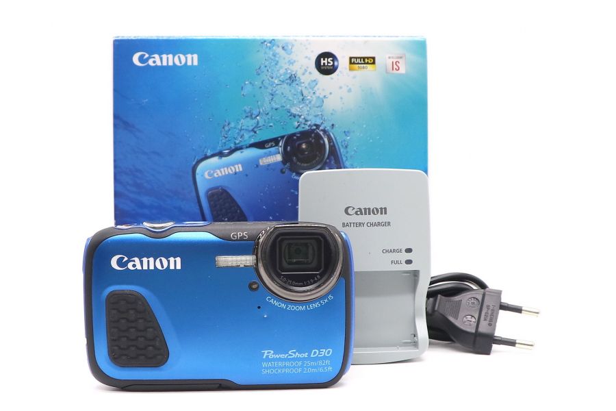 Canon PowerShot D30 в упаковке