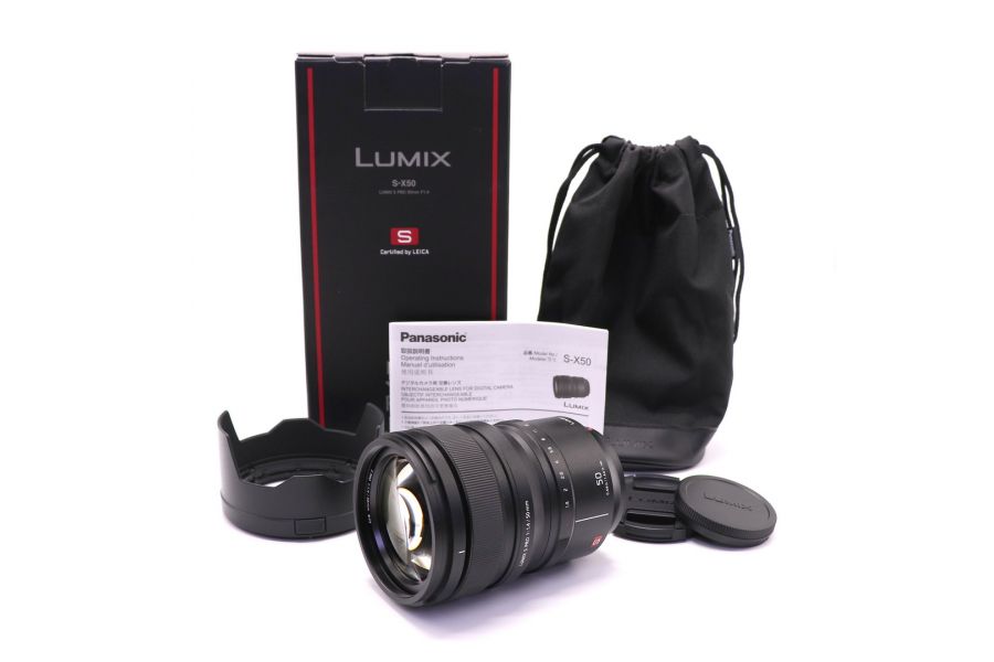 Panasonic 50mm f/1.4 Lumix S PRO (S-X50) в упаковке