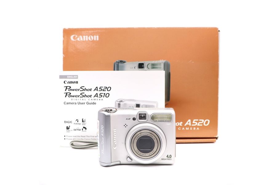 Canon PowerShot A520 в упаковке