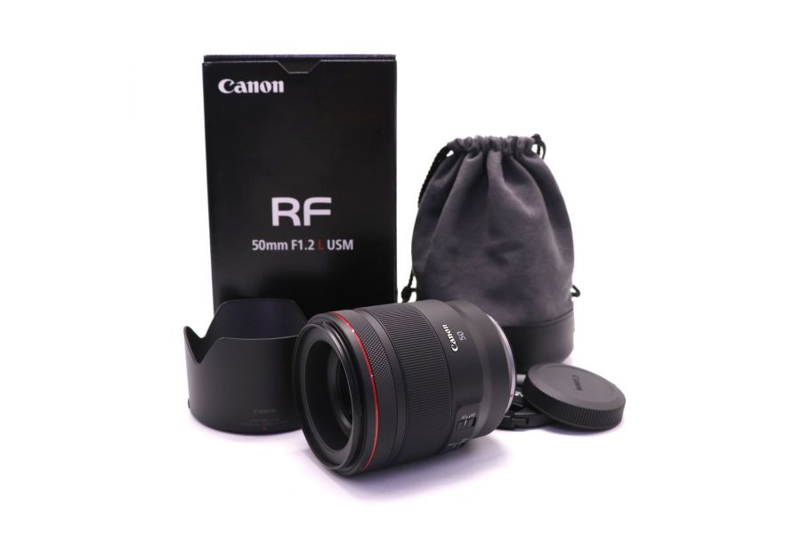 Canon RF 50mm f/1.2 L USM в упаковке