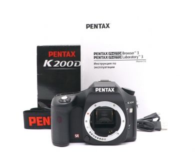 Pentax K200d body в упаковке (пробег 320 кадров)