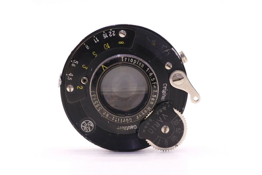 Trioplan 4.5/7.5cm для плёночных (Germany, 1935)