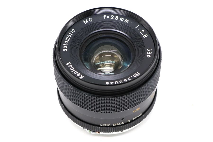 Kenlock automatic 28mm f/2.8 MC for Olympus OM