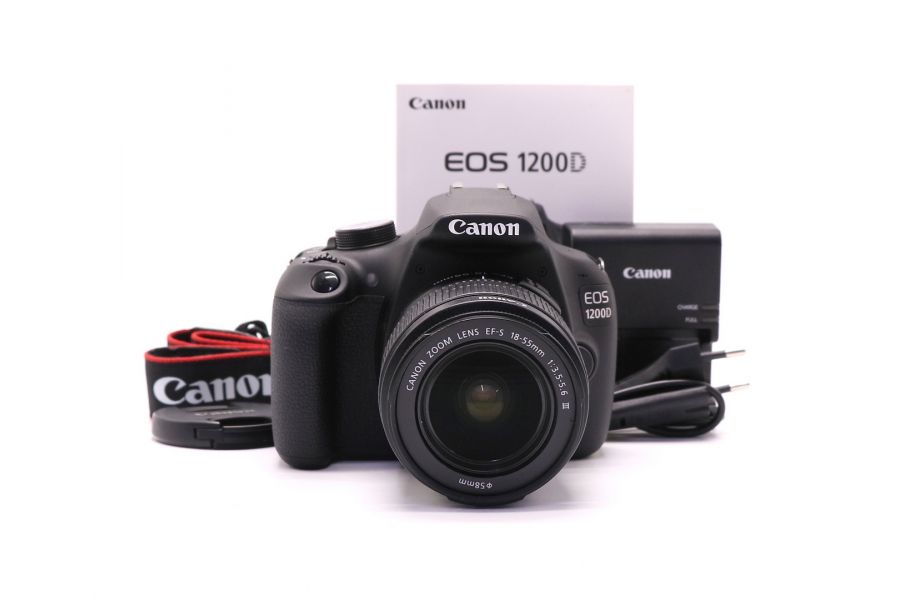 Canon EOS 1200D kit 18-55mm f/3.5-5.6 III (пробег 150 кадров)