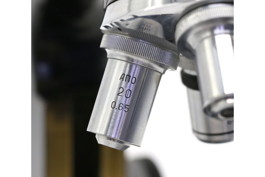 Микроскоп МБИ-3 + Бинокулярная насадка АУ-12 1.5x