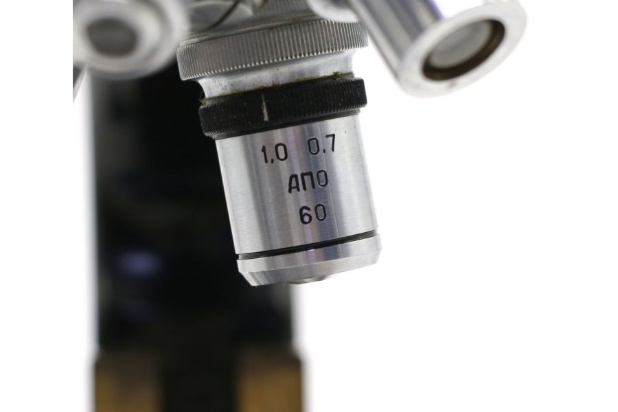 Микроскоп МБИ-3 + Бинокулярная насадка АУ-12 1.5x