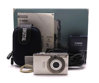 Фотокамера компактная Canon Digital IXUS 50 в упаковке
