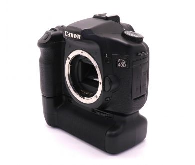Canon EOS 40D body (пробег 24400 кадров) + батарейная ручка
