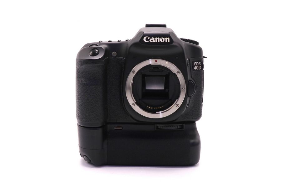 Canon EOS 40D body (пробег 24400 кадров) + батарейная ручка