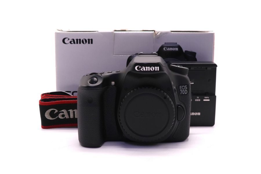 Canon EOS 70D body в упаковке (пробег 6650 кадров)