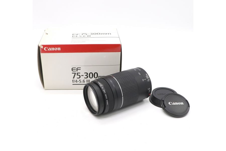 Canon EF 75-300mm f/4-5.6 III в упаковке (Malaysia)