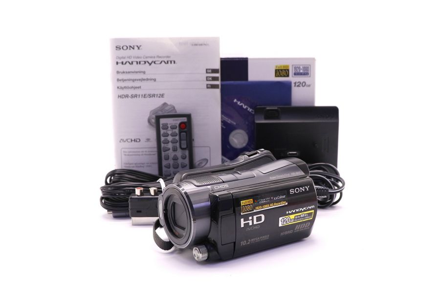 Видеокамера Sony HDR-SR12 любительская в упаковке