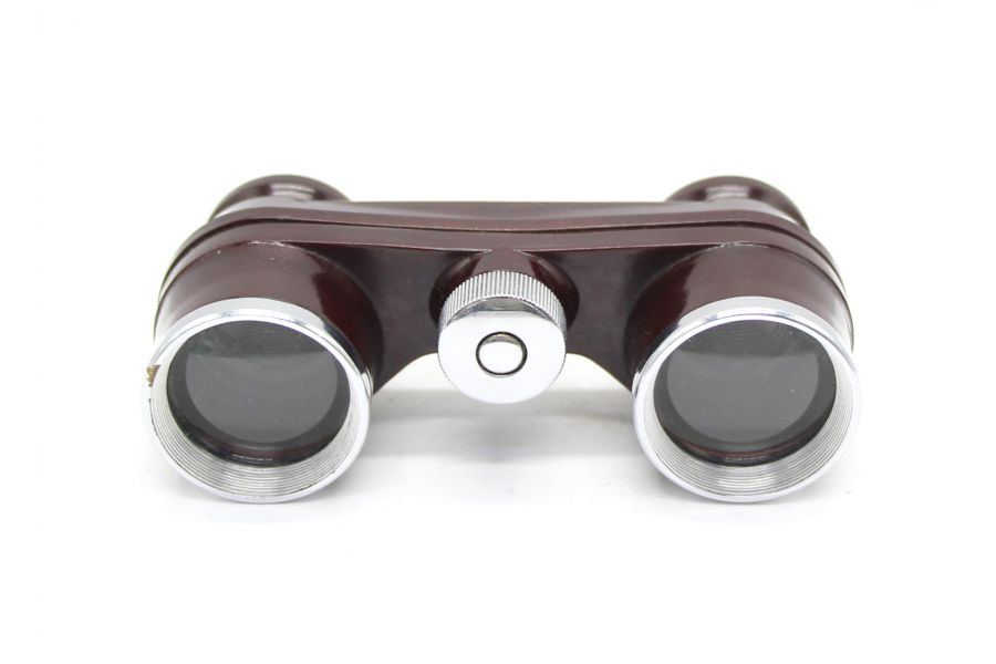 Бинокль театральный ГОМЗ красный 