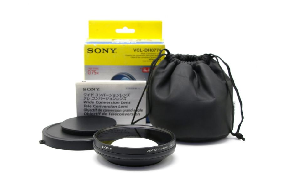 Конвертер Sony VCL-DH0774 Wide Conversion Lens x0.75 в упаковке