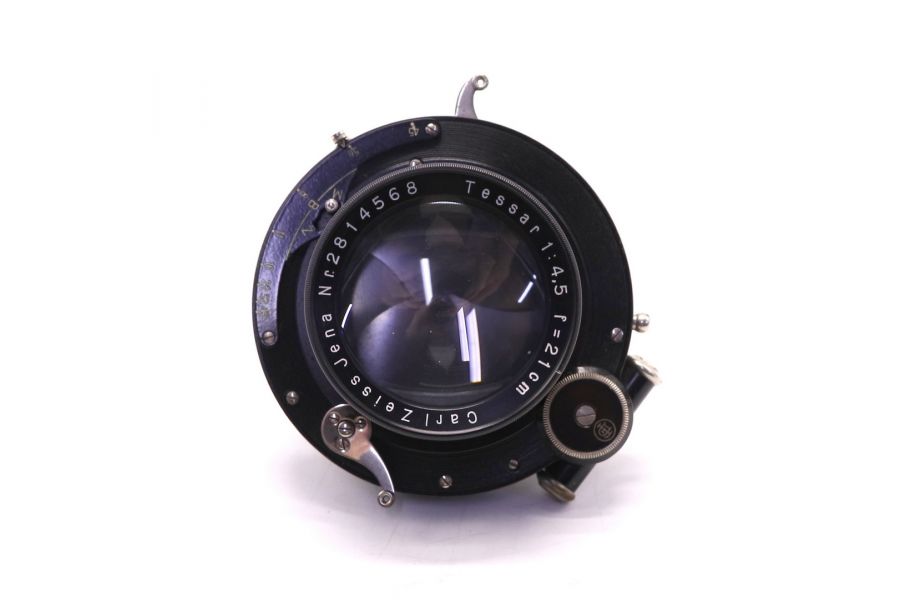 Tessar 4.5/210 Carl Zeiss Jena с затвором Compound