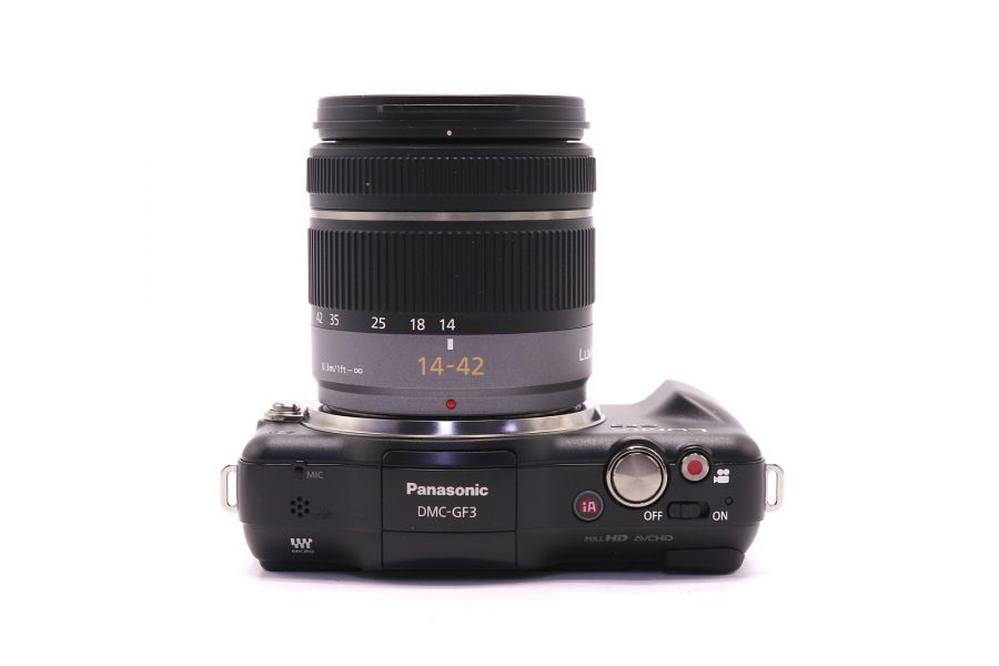 Panasonic Lumix DMC-GF3 kit black (пробег 425 кадров)