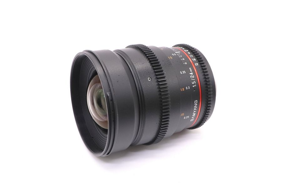 Samyang 24mm T1.5 ED AS UMC Canon EF/EOS в упаковке