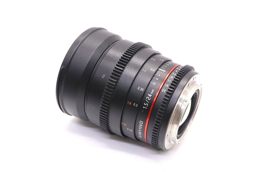 Samyang 24mm T1.5 ED AS UMC Canon EF/EOS в упаковке