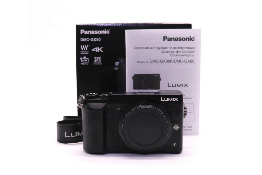 Panasonic Lumix DMC-GX80 body в упаковке (пробег 7200 кадров)