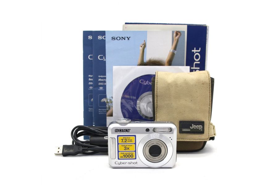 Sony Cyber-shot DSC-S650 в упаковке