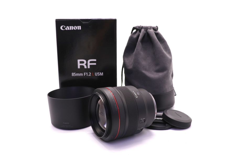 Новый Canon RF 85mm f/1.2L USM в упаковке