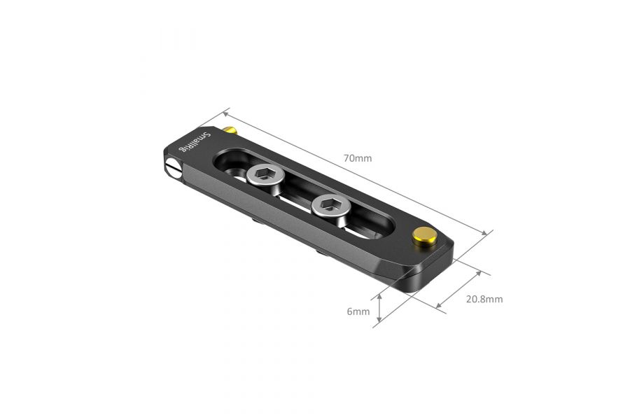 Крепление SmallRig BUN2483B Low-profile NATO Rail 70мм