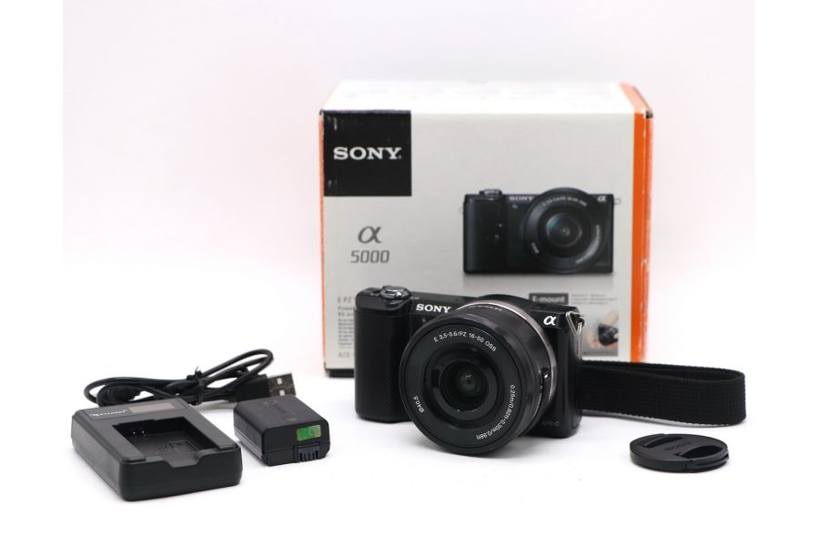 Sony a5000 kit в упаковке (пробег 5570 кадров)