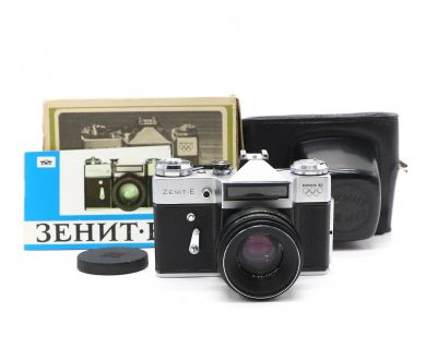 Редкий Зенит-Е черный Москва 1980 в упаковке