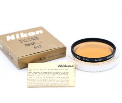 Светофильтр Nikon A12 52mm