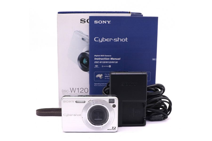 Sony Cyber-shot DSC-W120 silver в упаковке