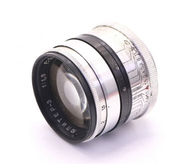 Купить Юпитер-3 1.5/5см П silver М39 (СССР, 1955) Юпитер-3 1.5/5см П silver М39 (СССР, 1955)