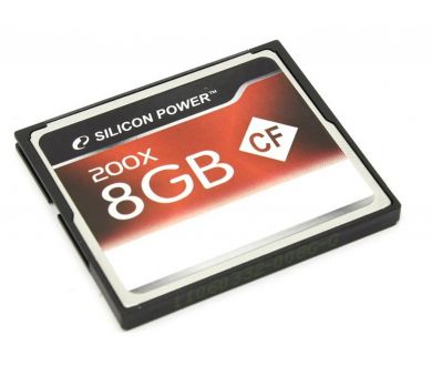 Купить Флеш Карта Silicon Power 8GB 200X CF Флеш Карта Silicon Power 8GB 200X CF