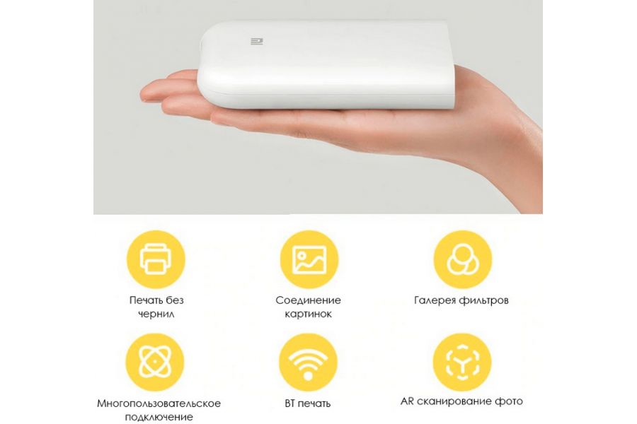 Портативный термопринтер Xiaomi Mi Portable Photo Printer
