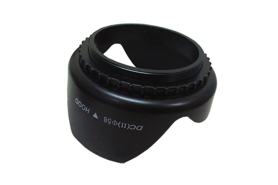 Бленда 58mm тюльпан пластик