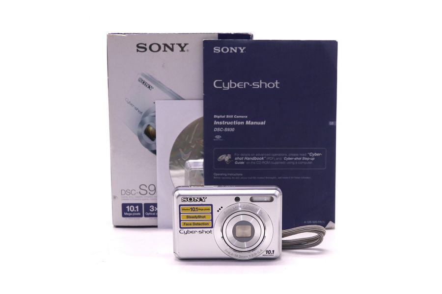 Фотокамера Sony Cyber-shot DSC-S930 в упаковке