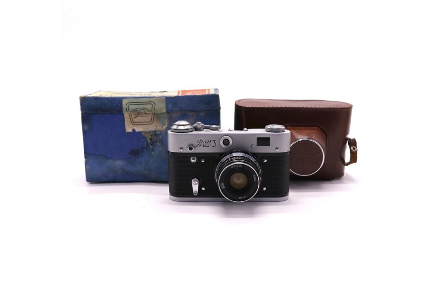 Комплект Фэд 3 + Индустар-61 в упаковке (СССР)