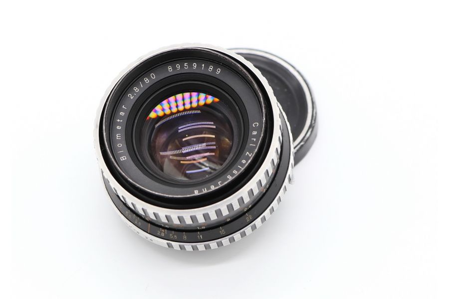 Biometar 2.8/80 Carl Zeiss Jena Зебра (Germany, 1960)